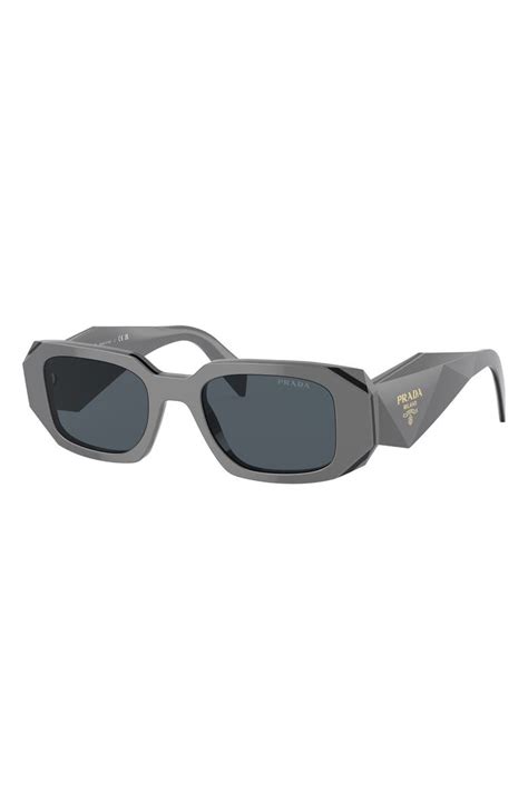 prada round sunglasses 54mm|prada 51mm rectangular sunglasses.